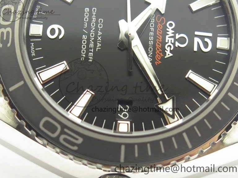 0718 Durable Planet Ocean Professional Ceramic Bezel 42mm 1:1 MK Best Edition Silver Markers On SS Bracelet A 8085